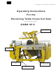 AVOLA GAMA 65 K Operating Instructions Manual