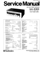 Technics SA-5060 Service Manual