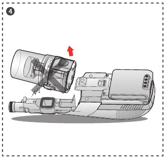 Dust cup cleaning - Step 4