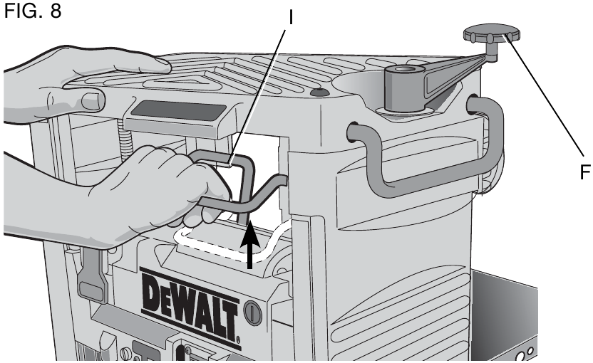 Dewalt DW734 HeavyDuty Portable Thickness Planer Manual ManualsLib