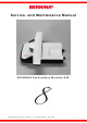 Bernina 830 Service And Maintenance Manual