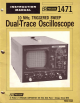 Dynascan BK Precision 1471 Instruction Manual
