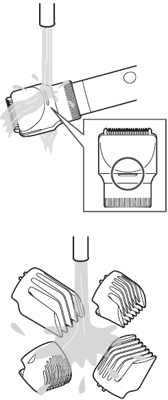 How to clean - With water