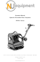 NUequipment CRP40 Series Owner's Manual