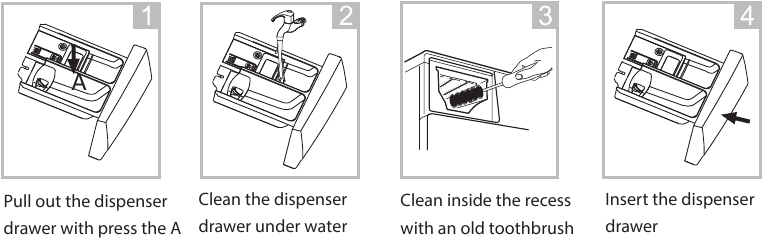 Clean The Detergent Dispenser