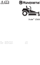Husqvarna Xcite Z345 Operator's Manual