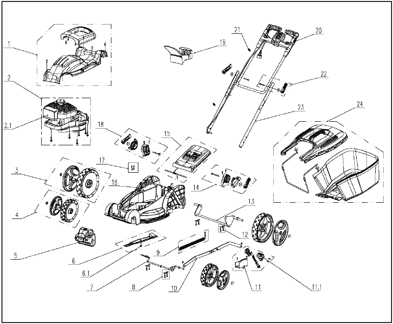 LawnMaster MEB1016M R - Electric Mower Manual | ManualsLib