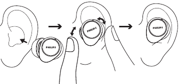 Insert the earpieces