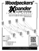 Woodpeckers Xpander 24/30 Owner's Manual