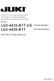 JUKI LU2-4410-B1T-CS Instruction Manual