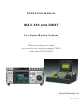 Sony DMAT Operation Manual