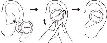 Insert the earpieces