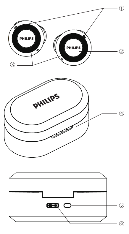 Overview of your True wireless earphones