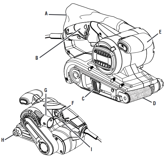 Ryobi BE319 / BE319TH BELT SANDER Manual ManualsLib