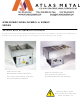 Atlas Metal WCMDC-2 Service And Installation Manual