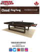 CANADA BILLARD & BOWLING INC Cloud Ping Pong Installation Manual