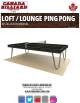 CANADA BILLARD & BOWLING INC LOFT PING PONG Installation Manual