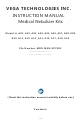 Vega Technologies A Instruction Manual