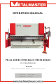MetalMaster PB-GL Series Operation Manual