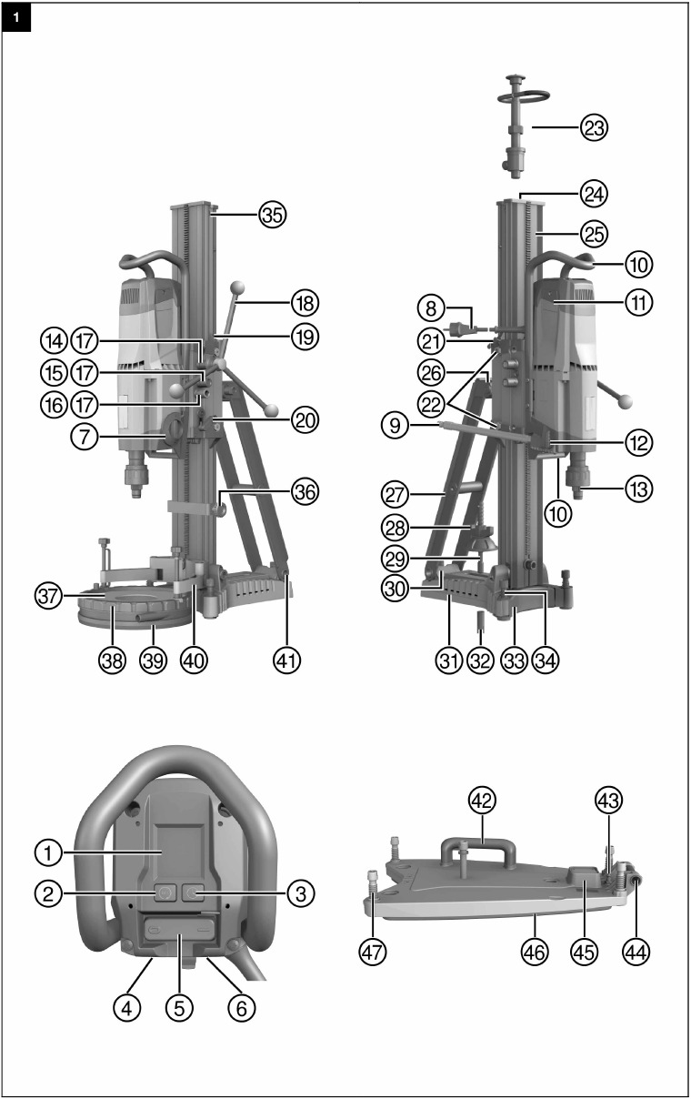 HILTI DD 250, DD 200/HD 30, DD 200/ST 200 Core Drill Manual ManualsLib