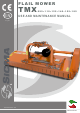 Sicma TMX 155 Use And Maintenance Manual