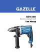 Gazelle GD1320 User Manual