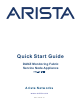 Arista DCA-DM-SDL2 Quick Start Manual