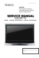 Tesco LCD26-M3 Service Manual