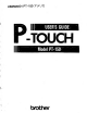 Brother P-Touch PT-150 User Manual