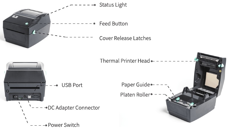 Phomemo PM-201 - Logistics Label Printer Quick Start Guide | ManualsLib