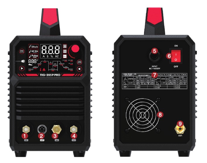 YESWELDER TIG205P PRO Pulse TIG Welder Manual ManualsLib