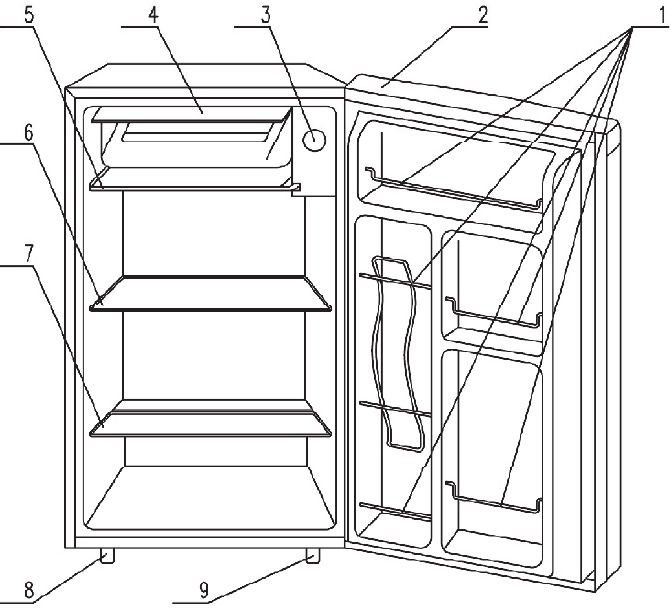 Upstreman BR321, SR321 Refrigerator Manual ManualsLib