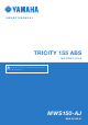 Yamaha TRICITY 155 ABS 2017 Owner's Manual