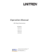 Unitron LED140 Operation Manual