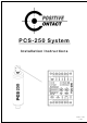 Allora POSITIVE CONTACT PCS-250 Installation Instructions Manual