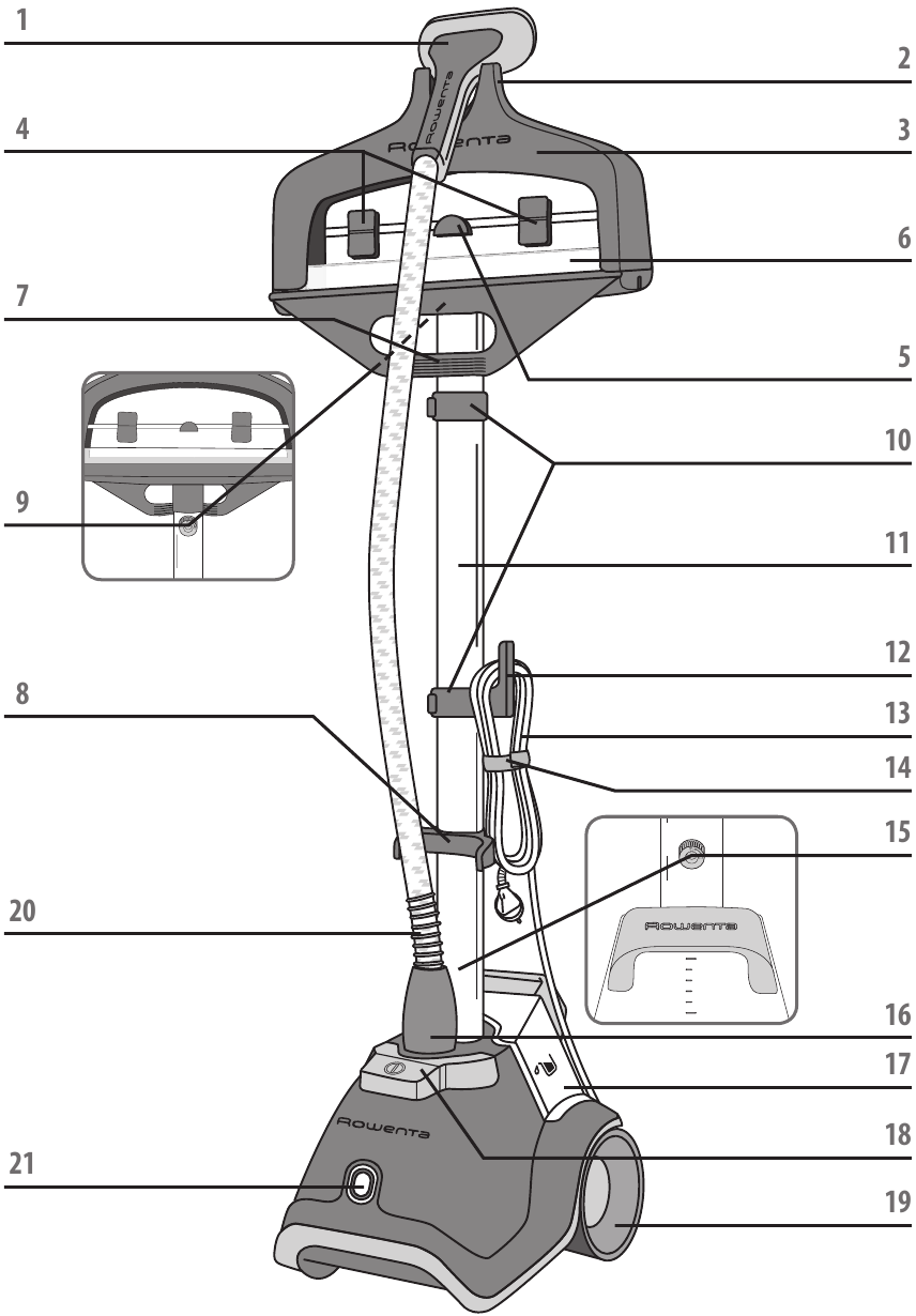 Rowenta MASTER VALET IS6300 - Garment Steamer Manual | ManualsLib