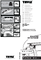 Thule 1182 Fitting Instructions Manual