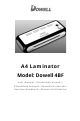Dowell 4BF User Manual
