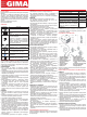 Gima NB-222C Manual