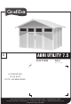 Grosfillex ABRI UTILITY 7.5 Assembly Instructions Manual