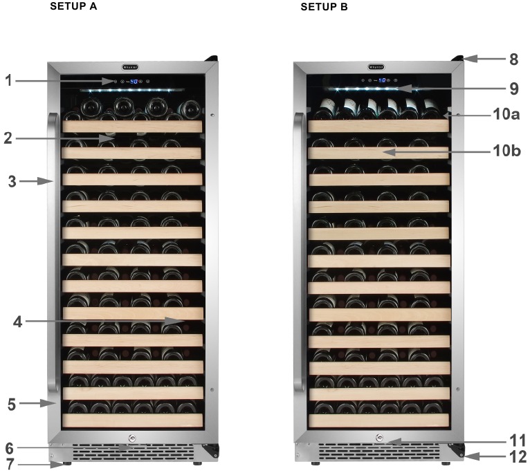 Whynter BWR-1002SD - Wine Refrigerator Manual | ManualsLib