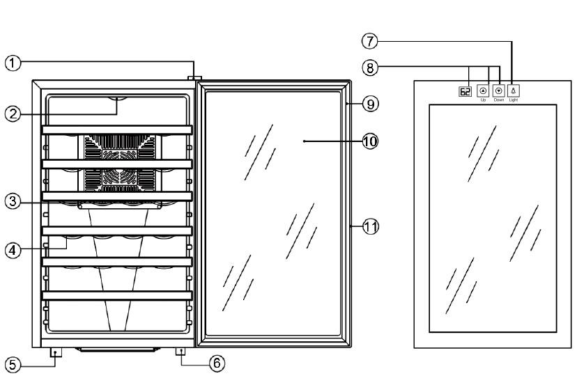 Whynter WC282TS Wine Cooler Manual ManualsLib