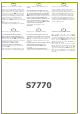 Solid S7770 Manual