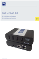 G&D U2-LAN-04 Installation & Operation Manual