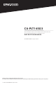 Kenwood CA-PLT14SG3 Instruction Manual