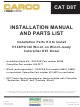 Paccar CARCO CAT D8T Installation Manual