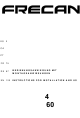 Frecan Flow 4.4 Instructions For Installation And Use Manual
