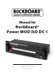 Warwick ROCKBOARD Power MOD ISO DC 1 Manual