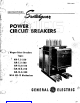 GE Switchgear AM-7.2- 250 Instructions Manual