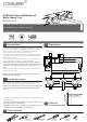 Crosswater US-PRO130-2 Installation Instructions